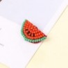 Beaded watermelon - acrylic broochBrooches