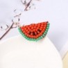 Beaded watermelon - acrylic broochBrooches