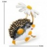 Hedgehog with a flower - broochBrooches