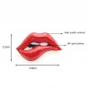 Red lips - enamel broochBrooches