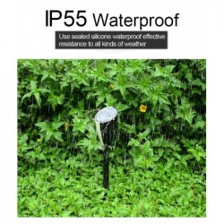 Garden lamp with music - solar - waterproof - LED - frog / cicadas sound - 2 piecesSolar lighting
