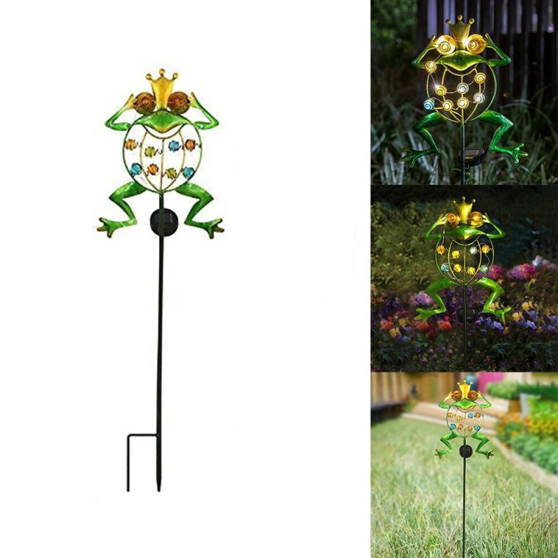 Frog shaped garden lamp - solar - waterproofSolar lighting
