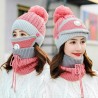 3 in 1 - knitted beanie / face mask / scarf - warm winter setMouth masks