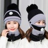 3 in 1 - knitted beanie / face mask / scarf - warm winter setMouth masks