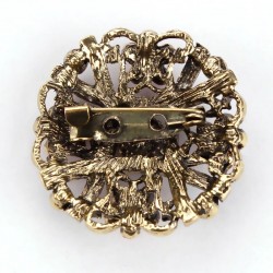 Vintage crystal flowers - antique broochBrooches