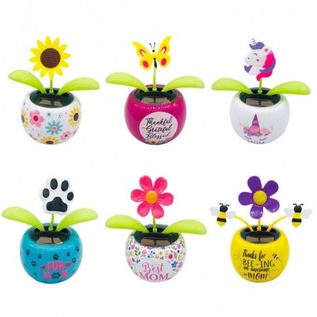 Dancing flower / unicorn - solar toySolar