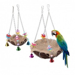 Hanging bird nest - with bells / toysBirds