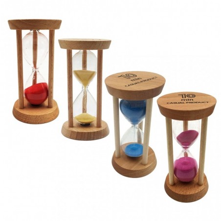 Wooden hourglass - timer - 10 minutesWooden