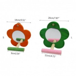 Flower shaped mirror - with bench - birds toyBirds