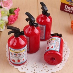 Fire extinguisher shaped pencil sharpener - 2 piecesPencil sharpeners