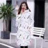 Warm / long down winter jacket with hood and zipperJackets
