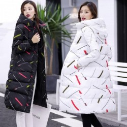 Warm / long down winter jacket with hood and zipperJackets