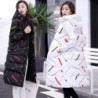 Warm / long down winter jacket with hood and zipperJackets