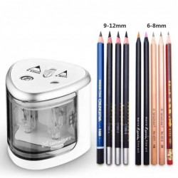 Electric pencil sharpener - double hole - touch switch - with bladesPencil sharpeners