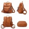 Multifunction shoulder bag - leather backpack - with colourful strapBackpacks
