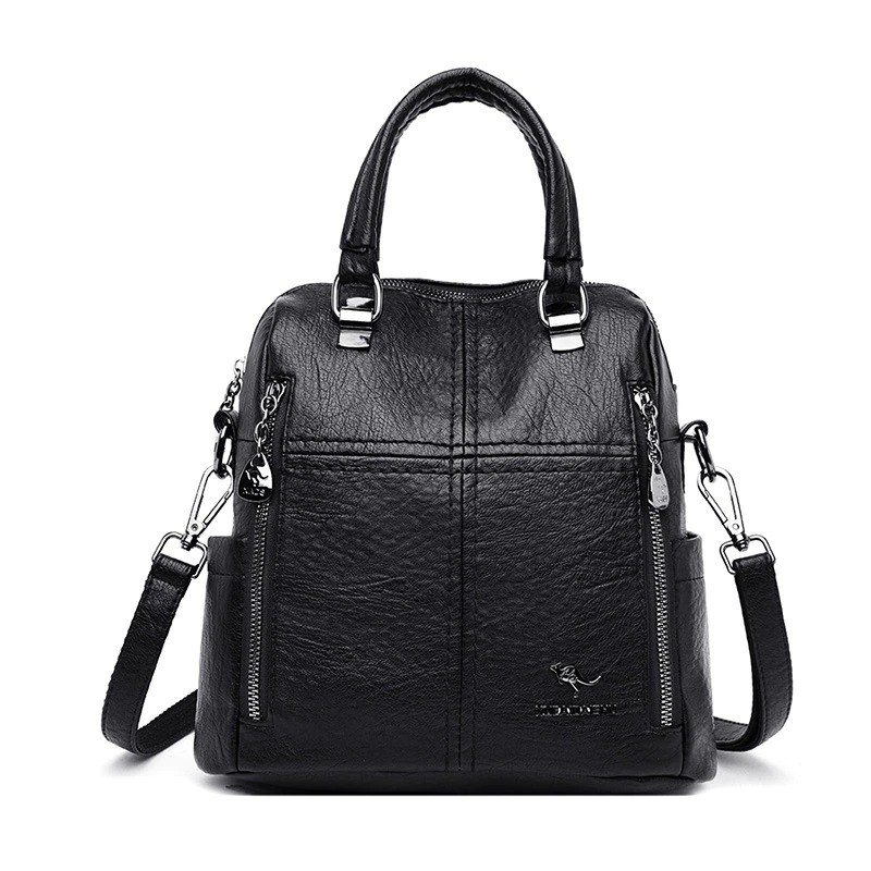 Multifunctional shoulder bag - leather backpackBackpacks