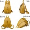 Trendy backpack - front zippers / buckle - wax leatherBackpacks