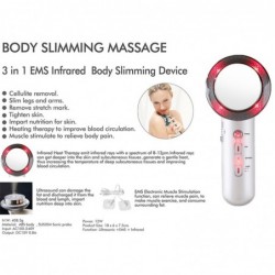 3 in 1 - ultrasonic body massager - slimming - fat burning - with gel - EMSMassage