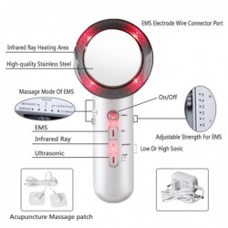 3 in 1 - ultrasonic body massager - slimming - fat burning - with gel - EMSMassage