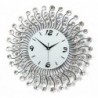 Modern iron wall clock - with crystal decoration - 36cm / 50cmClocks