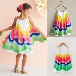 Rainbow sleeveless dress - with spaghetti strapsClothing