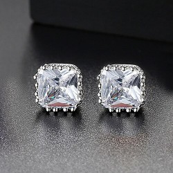Small geometric crystal earringsEarrings
