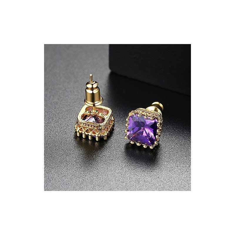 Small geometric crystal earringsEarrings