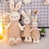 Rabbit in checkered dress - stuffed toy / dollCuddly toys