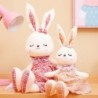 Rabbit in checkered dress - stuffed toy / dollCuddly toys