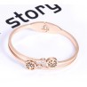 Elegant bracelet - with crystals / tree of life patternBracelets