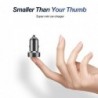 QC 3.0 - dual USB - phone car charger - LED digital display - quick chargingInterior accessories