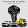 Car charger - dual USB - Bluetooth - wireless - FM - MP3 - TF card - hands-freeInterior accessories
