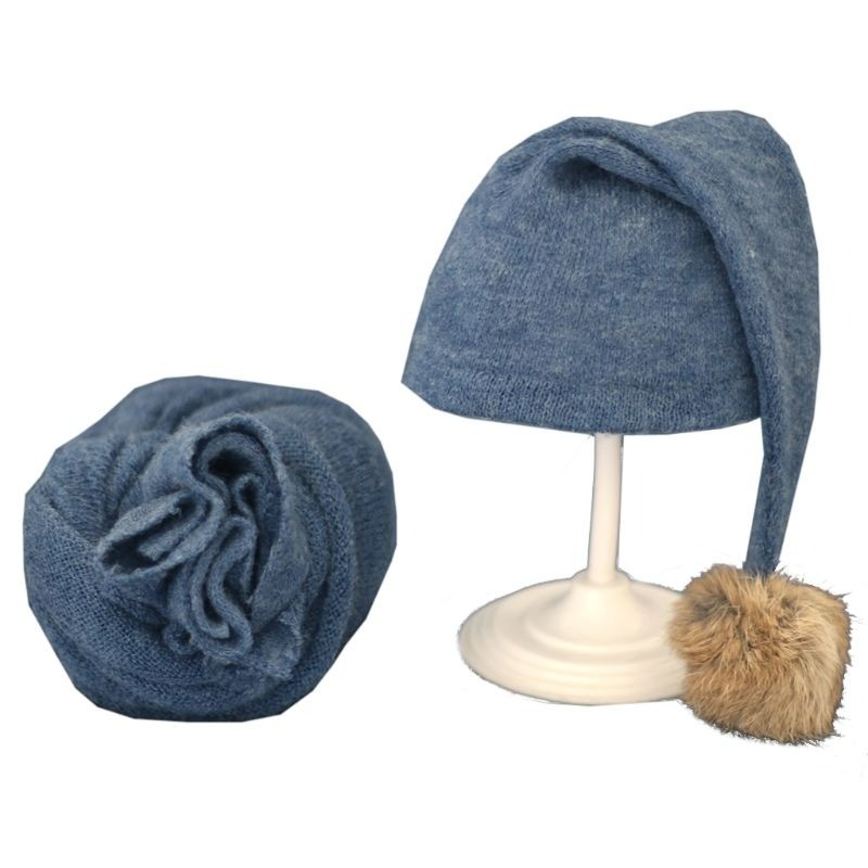 Sleeping hat for newborns - with wrap - baby photography accessoriesHats & caps