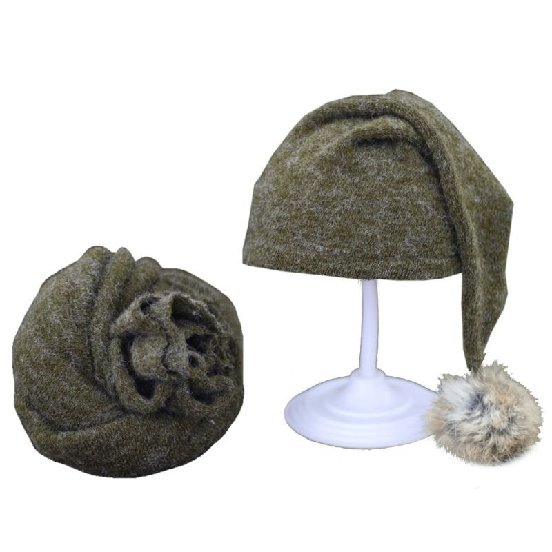 Sleeping hat for newborns - with wrap - baby photography accessoriesHats & caps