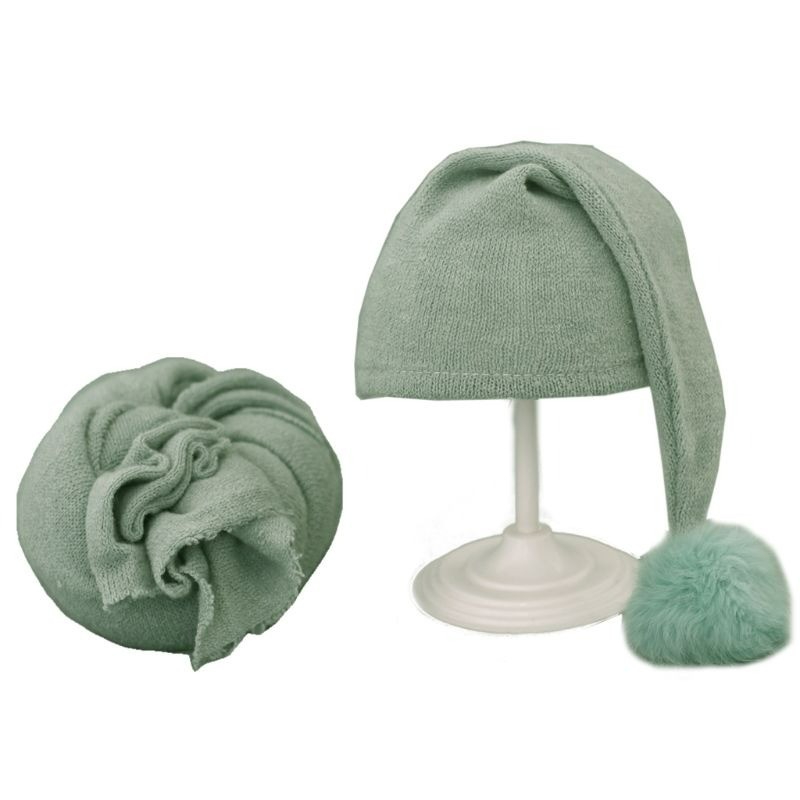 Sleeping hat for newborns - with wrap - baby photography accessoriesHats & caps
