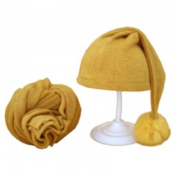 Sleeping hat for newborns - with wrap - baby photography accessoriesHats & caps