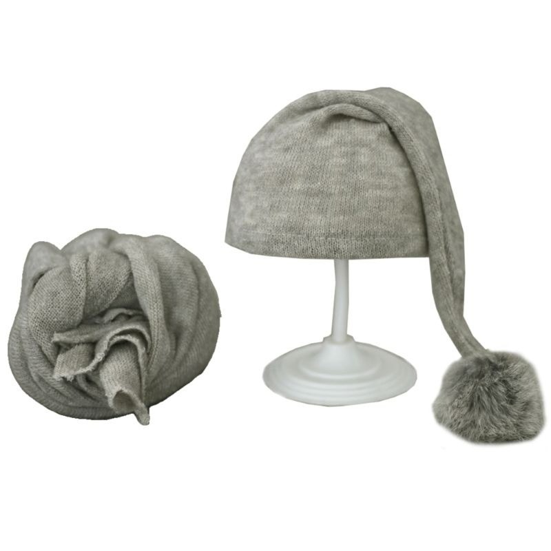 Sleeping hat for newborns - with wrap - baby photography accessoriesHats & caps