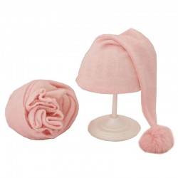 Sleeping hat for newborns - with wrap - baby photography accessoriesHats & caps