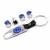 Car valve caps - anti theft - EU emblem - 5 piecesWheel parts