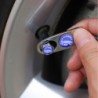 Car valve caps - anti theft - EU emblem - 5 piecesWheel parts