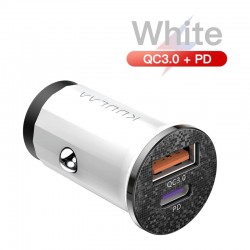Mini - USB car phone charger - quick charge QC3.0 / PD 3.0 - type-CInterior accessories