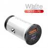 Mini - USB car phone charger - quick charge QC3.0 / PD 3.0 - type-CInterior accessories