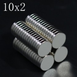 N35 neodymium round magnet - 10mm * 2mm - 10 / 20 / 50 / 100 piecesN35