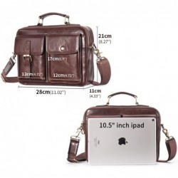Vintage shoulder bag - with strap / zippers - genuine cowhide leatherBags