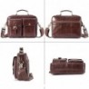 Vintage shoulder bag - with strap / zippers - genuine cowhide leatherBags