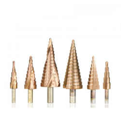 HSS coated step drill bit - 4-12mm / 4-20mm / 4-32 - wood / metal drillingBits & drills
