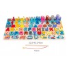 Montessori wooden toys - math / alphabet / counting / geometry - educational toyEducational
