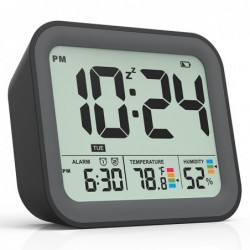 Digital alarm clock - dual smart alarm - with workdays / weekends setting / snooze - battery operatedClocks