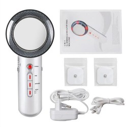 3 in 1 - ultrasonic body massager - slimming - fat burning - with gel - EMSMassage