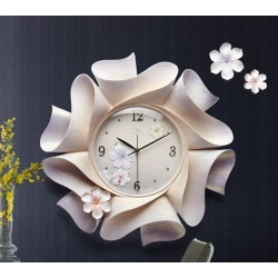 Three-dimensional decorative wall clock - 57 * 57 cmClocks